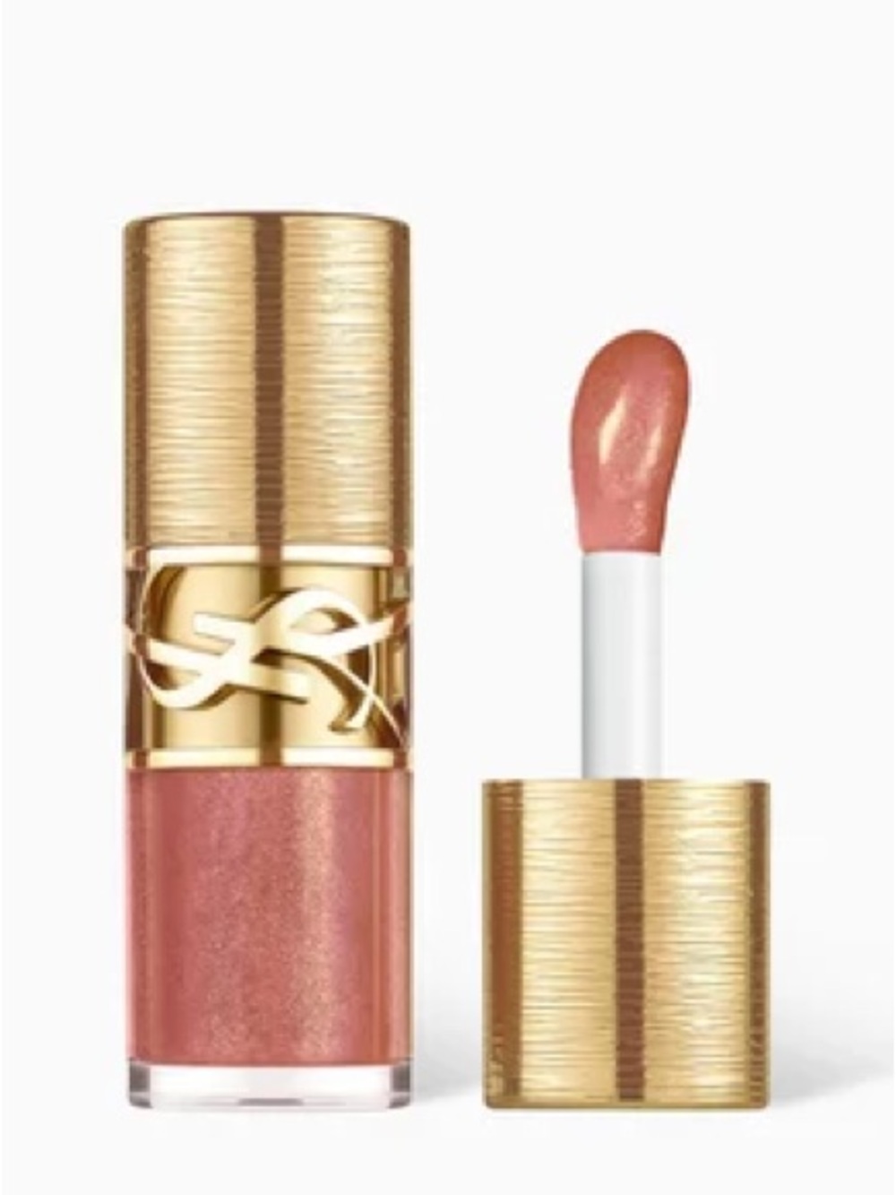 Yves Saint Laurent Lip Oil Gloss — Shimmery Peachy Rose